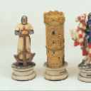 SK-15  Ceramic Historical Chess Set-