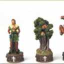 SK-21  Ceramic Historical Chess Set