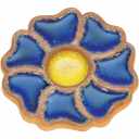 Flower-shaped candle holder 13 cm