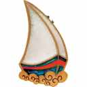 Mini ceramical wall decoration 21 cm