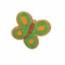 Mini ceramical wall decoration-butterfly 11x12 cm