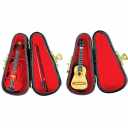 Miniature wooden violin 7 cm